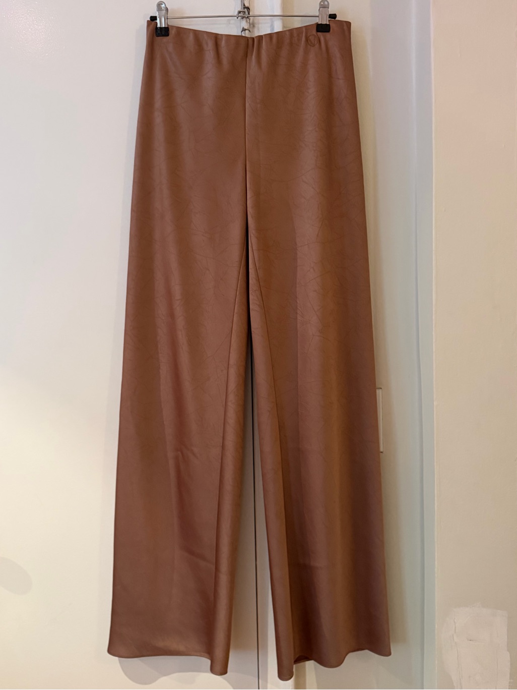 Vince Crushed Satin Bias Pant